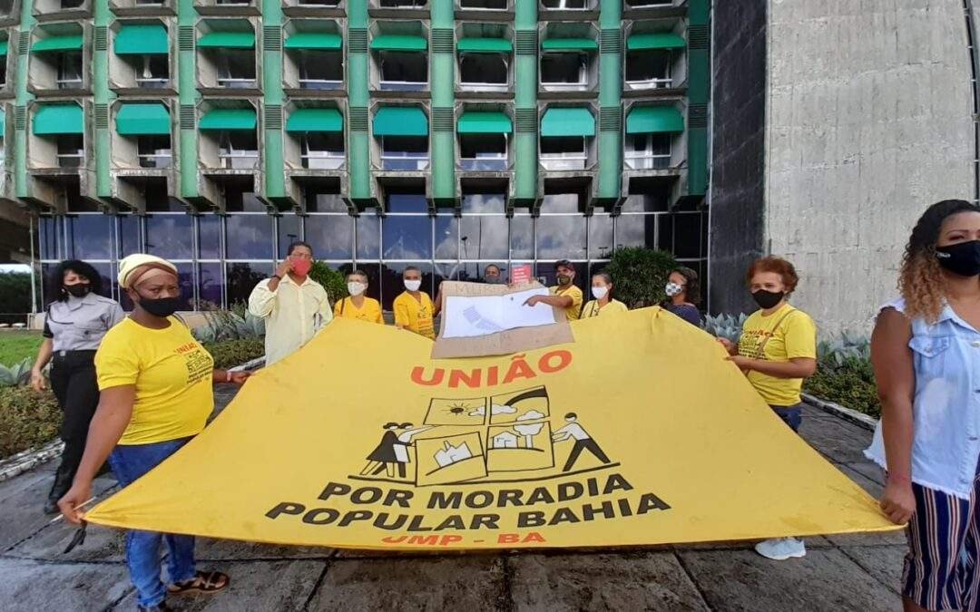 Mobilização pela retomada do Residencial Vitória da União, em Salvador, é realizada nesta terça-feira, na Sedur-BA