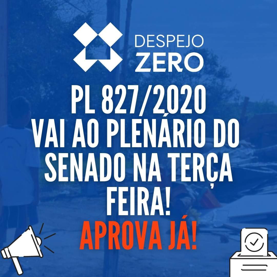 PL 827/2020 vai ao plenário do senado nesta terça-feira (8 de junho)